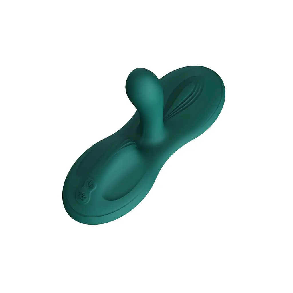 Sit-on-top смарт-вібратор Zalo - Flora Smart Vibrating Pad Turquoise Green, 9 моторів - фото 2