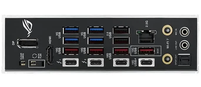 Материнська плата ASUS ROG STRIX Z890-F GAMING WIFI (ROG STRIX Z890-F GAMING WIFI) (Socket 1851, Intel Z890, ATX) - фото 7