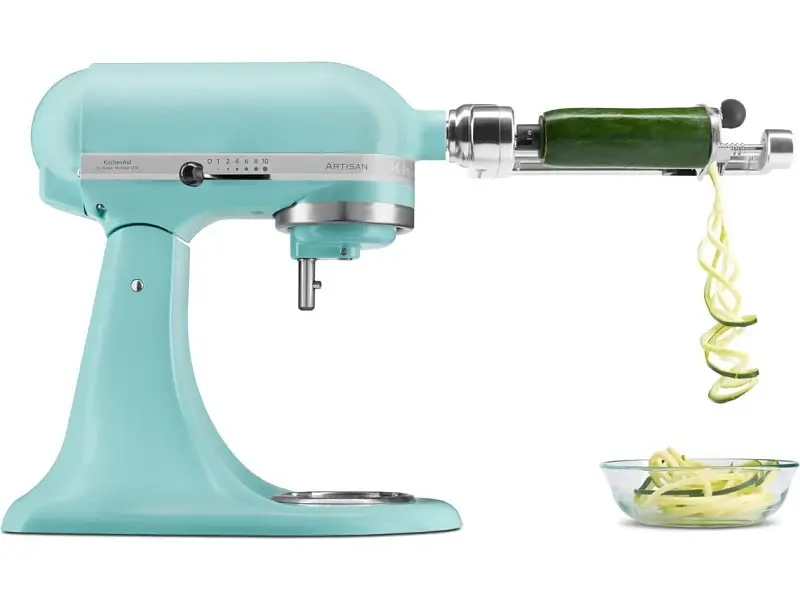 Кухонна машина KitchenAid Artisan 5KSM125EMI з відкидним блоком 4.8 л «Мінеральна вода» - фото 5