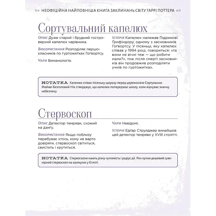 Книга Mal'opus The Harry Potter Spellbook Книга заклинань світу Гаррі Поттера українською M UU HP S - фото 5