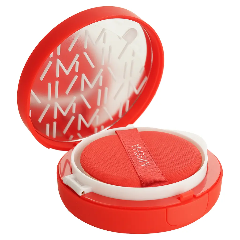Тональний кушон для обличчя Missha Velvet Finish Cushion SPF 50+/PA+++ відтінок 23 (Natural Beige) 15 мл - фото 5