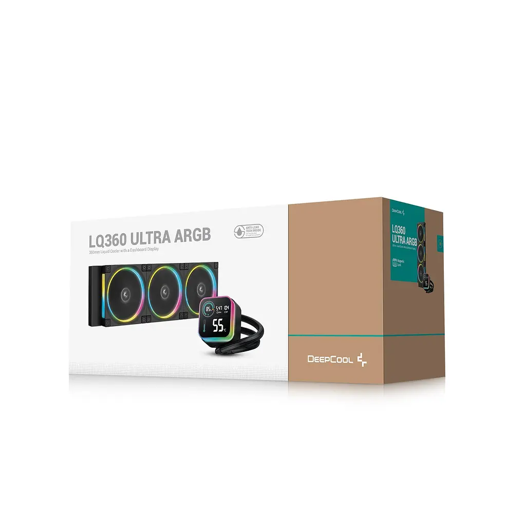 Система водяного охолодження DeepCool LQ360 Ultra ARGB Black (R-LQ360-BKASMC-G-1) - фото 2