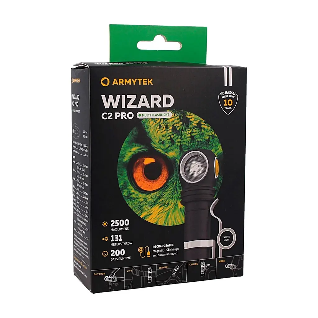 Ліхтар Armytek Wizard C2 Pro Marnet USB White (F08701C) - фото 9