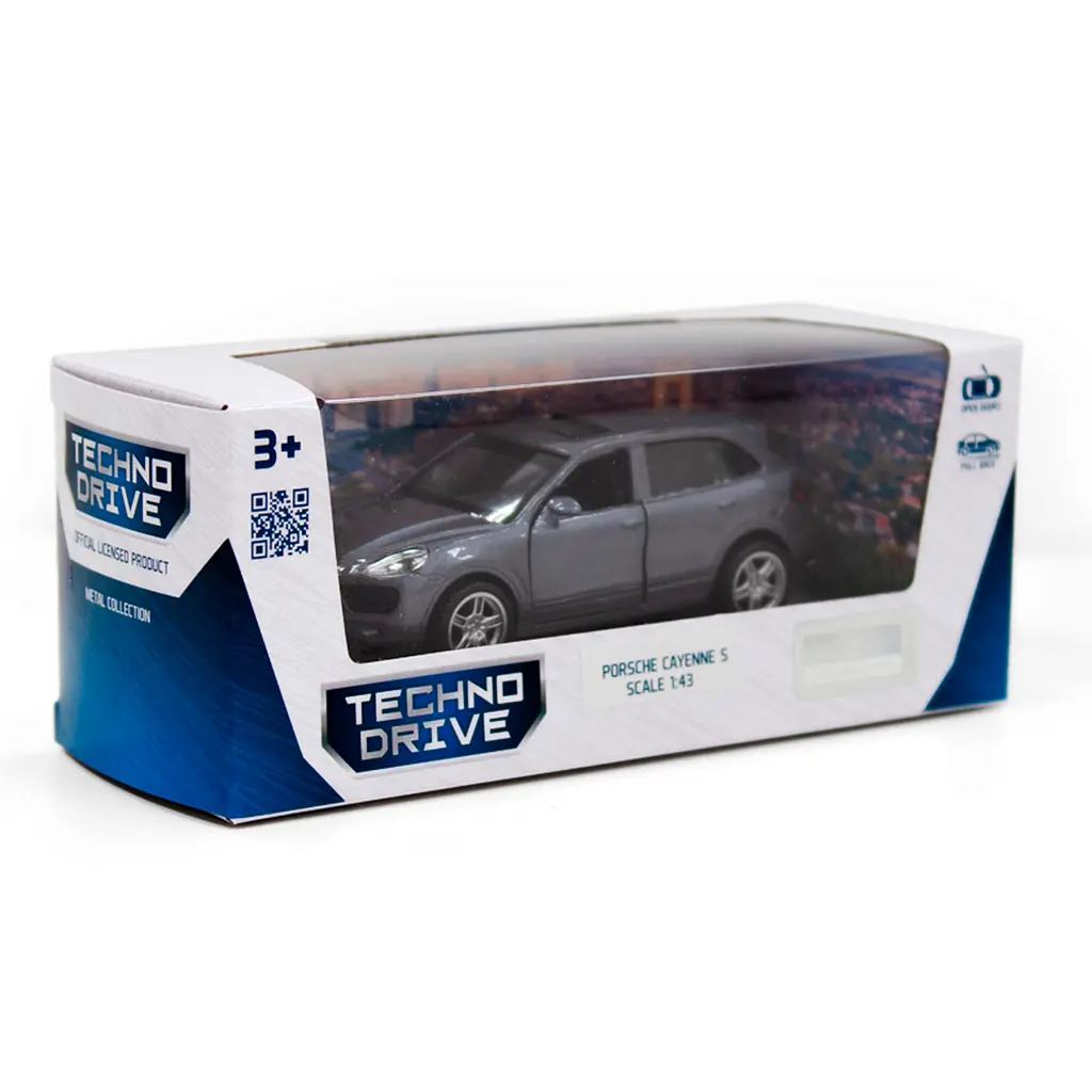 Автомодель TechnoDrive Porsche Cayenne S срібляста сіра (250250) - фото 12