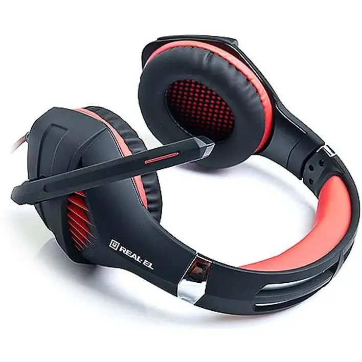 Гарнітура Real-El GDX-7600 Black/Red (EL124100028) - фото 5