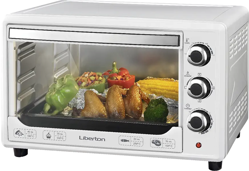 Електродуховка Liberton LEO-480 White 48 л