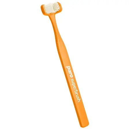 Зубна щітка тристороння Paro Swiss superbrush в асортименті - фото 3
