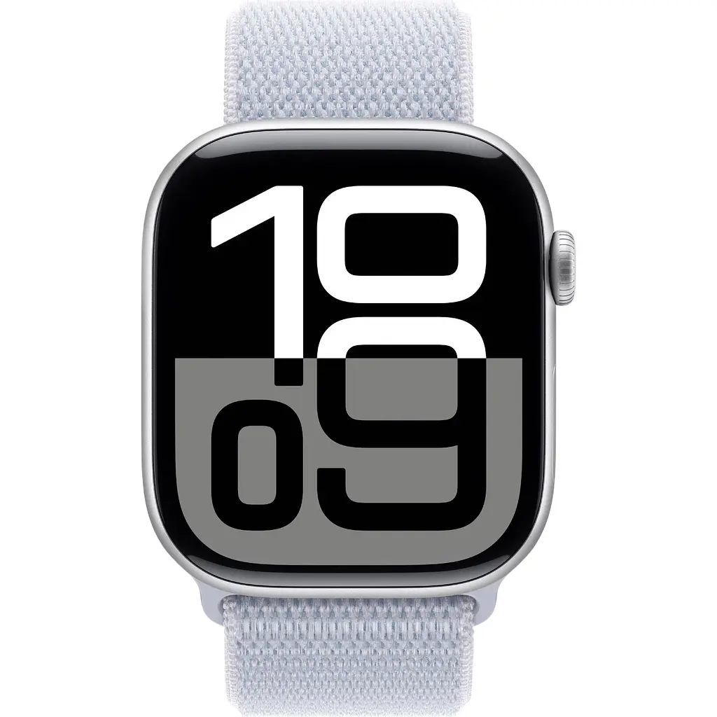 Смарт-часы Apple Watch Series 10 GPS 46mm Silver Aluminum Case with Blue Cloud Sport Loop (MWWN3) [114981] - фото 2