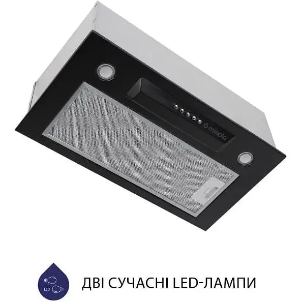Витяжка вбудована Minola HBI 5324 BL 800 LED - фото 3