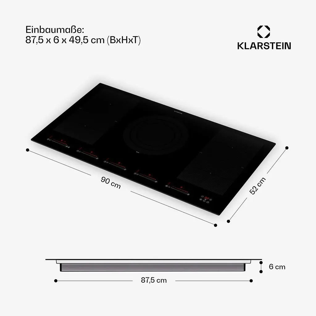 Индукционная плита Klarstein Masterster 90 Flex (10045794) - фото 3