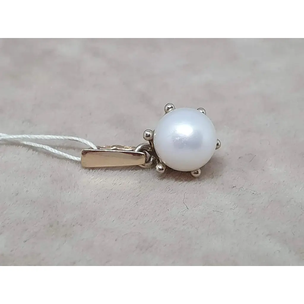 Золота підвіска Гаразд з перлиною. 3542435 - фото 2