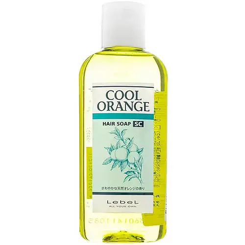 LEBEL Cool Orange Hair Soap SC охолоджувальний шампунь для глибокого очищення шкіри голови та волосся 200 мл