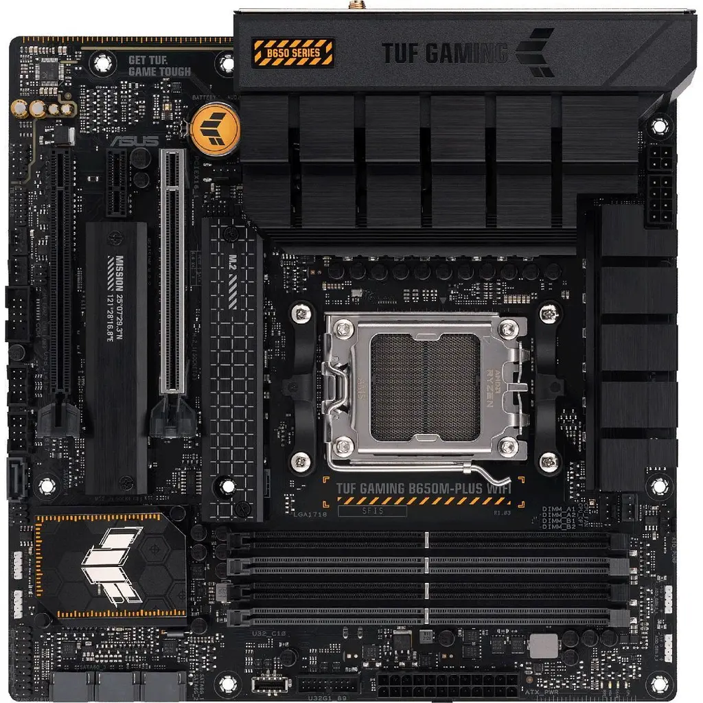 Материнська плата Asus TUF Gaming B650M-Plus WIFI (90MB1BF0-M0EAY0) [139886] - фото 2