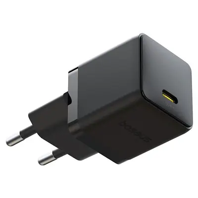 Зарядний пристрій Baseus 1xUSB-C 20 Вт чорний (P10111602113-00) - фото 5