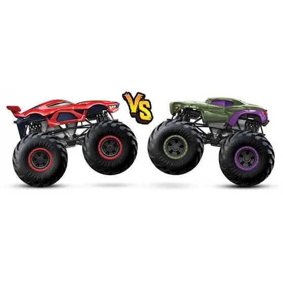 Набор Hot Wheels из 2 машинок-внедорожников серии Monster Trucks в ассортименте (FYJ64) - фото 10