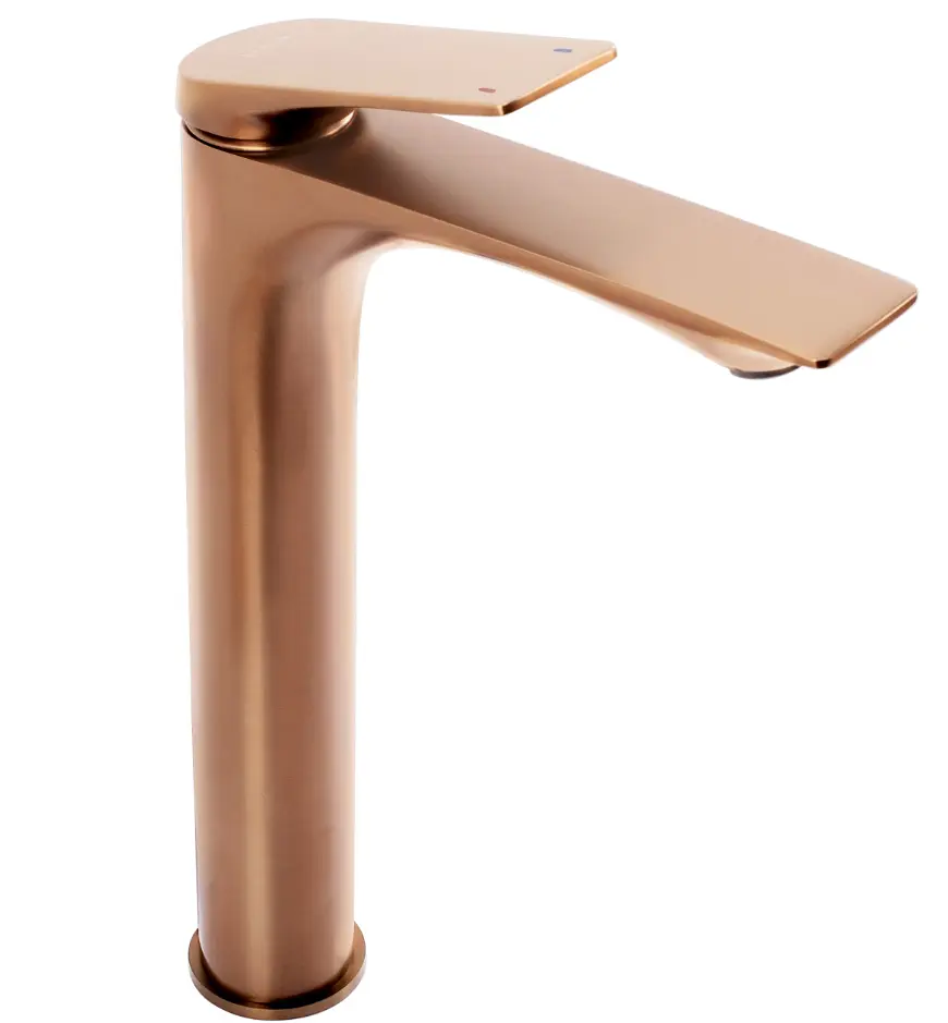 Змішувач для умивальника Rea Avalon високий brushed copper REA-B0493