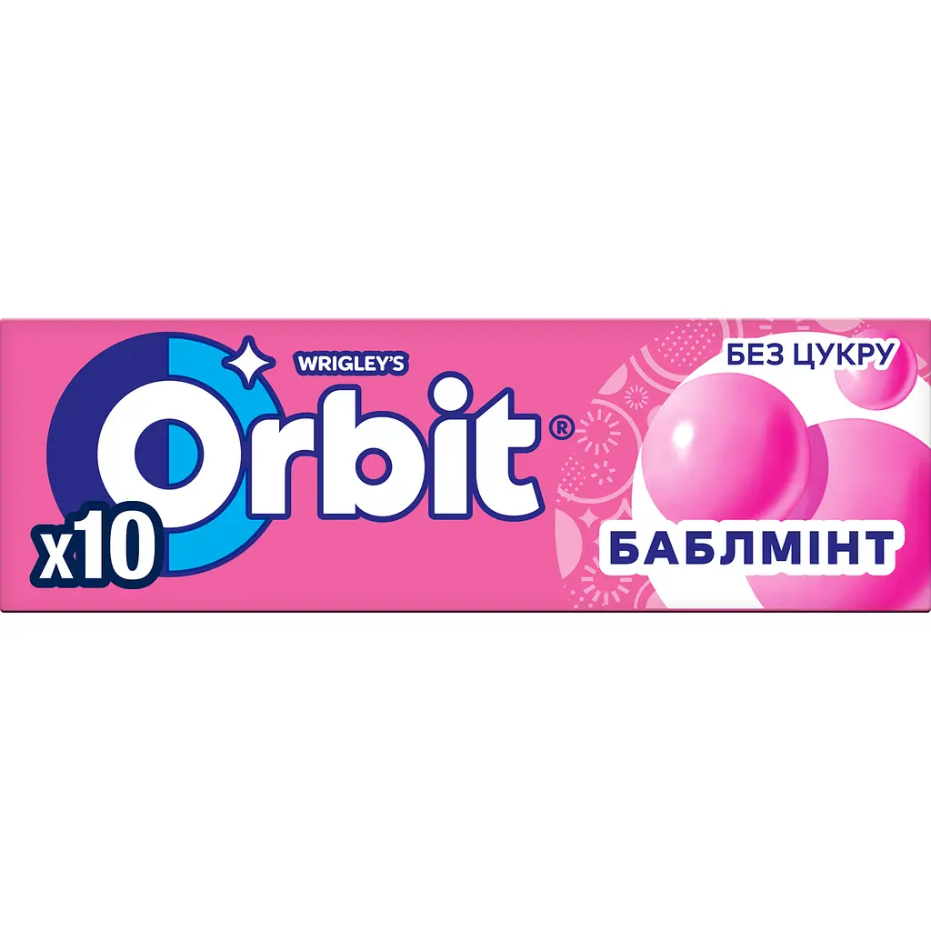 Резинка жевательная Orbit Bubblemint, 14 г (609133) - фото 2