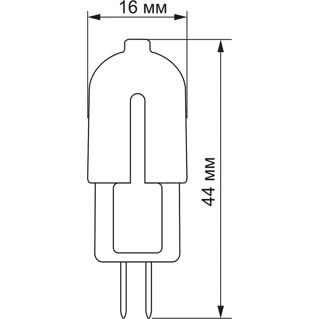 Лампа светодиодная Videx G4e 2W G4 4100K (VL-G4e-02224) - фото 3
