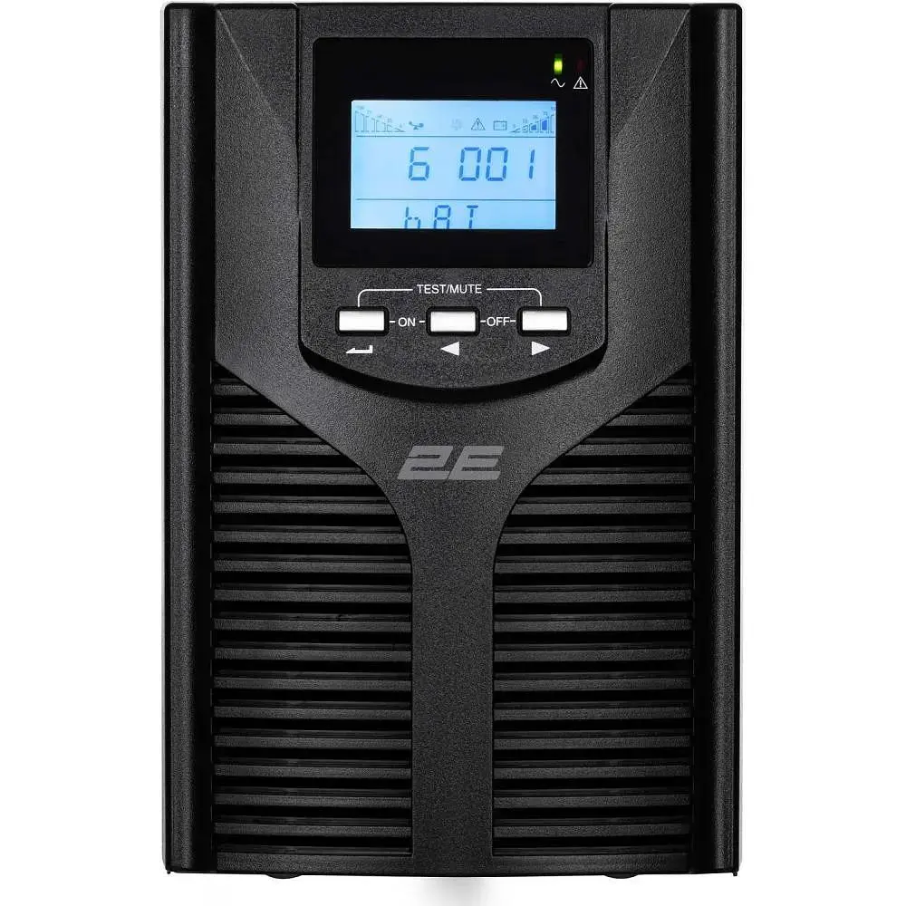 ИБП непрерывного действия (Online) 2E OD1000, 1000VA/900W, LCD, USB, USB, 2xSchuko (2E-OD1000) - фото 2