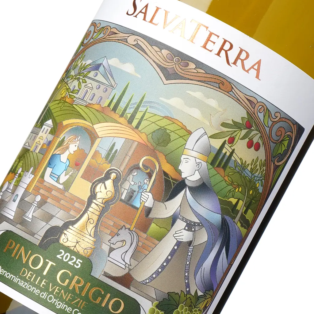 Вино SalvaTerra Pinot Grigio delle Venezie DOC біле сухе 13% 0.75 л - фото 5
