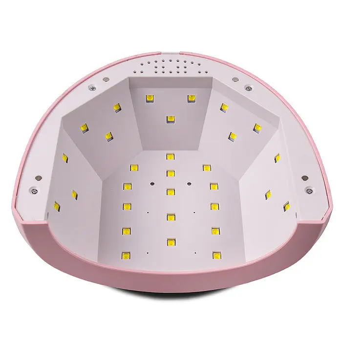 Лампа для гель лаку SUN UV LED 2-in-1 24/48W Рожева - фото 2