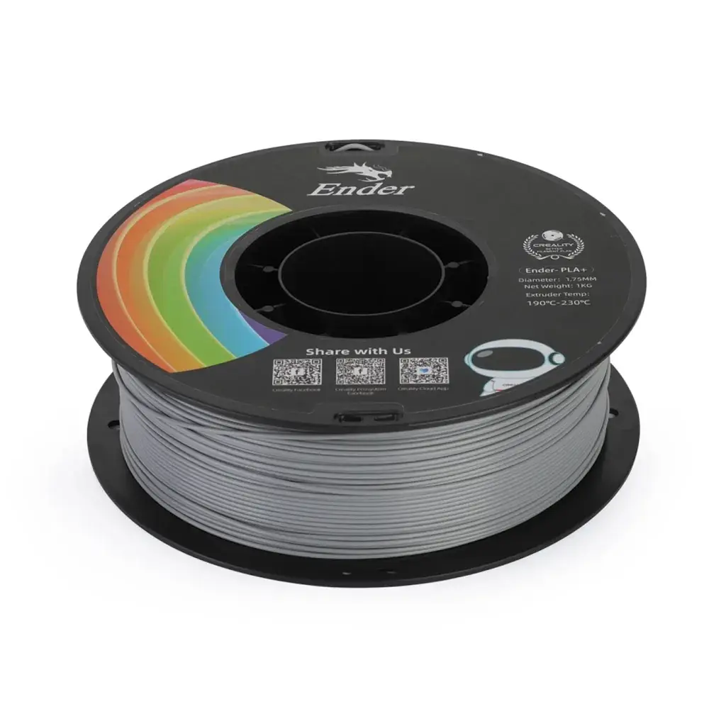 Пластик для 3D-принтера Creality PLA+ 1кг, 1.75мм, gray (3301010308) - фото 2