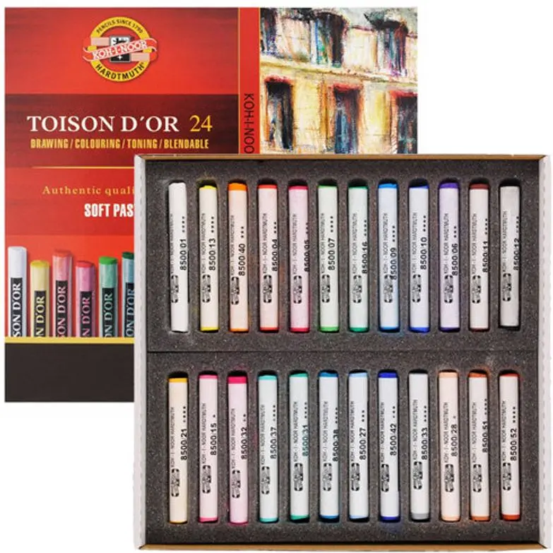 Крейда-пастель Koh-i-Noor Toison Dor 24 кольори (85140) - фото 2