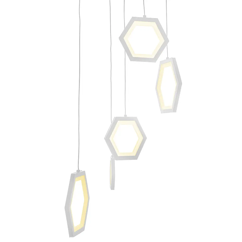 Світильник стельовий Brille підвісний світлодіодний для холу BR-936S/44W LED WH - фото 8