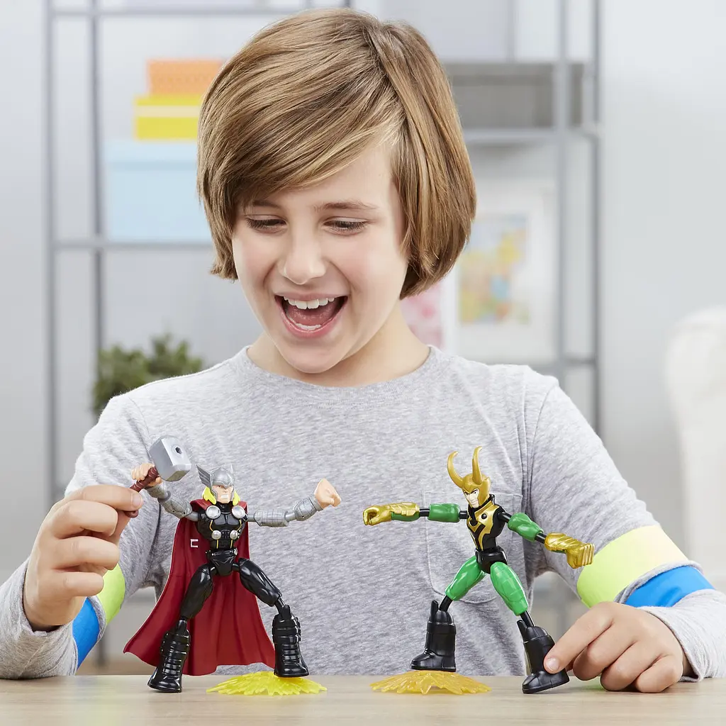 Ігровий набір Hasbro Marvel Avengers Bend and Flex Tour vs Loki  (F0245) - фото 13