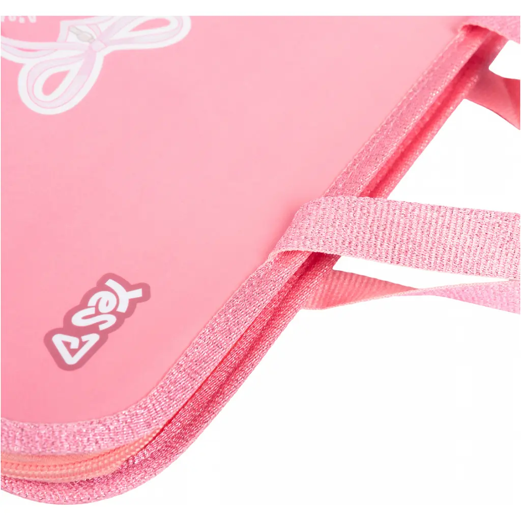 Папка-портфель Yes Barbie Shiny FC на блискавці з тканинними ручками (492479) - фото 5