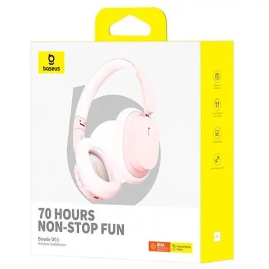Беспроводные наушники Baseus Bowie D05 OE A00024600413-Z1 baby pink - фото 6