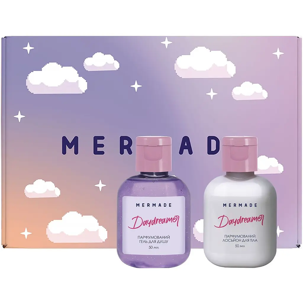 Парфумований набір для тіла Mermade Daydreamer, гель для душу, 50 мл + лосьйон для тіла, 50 мл - фото 2