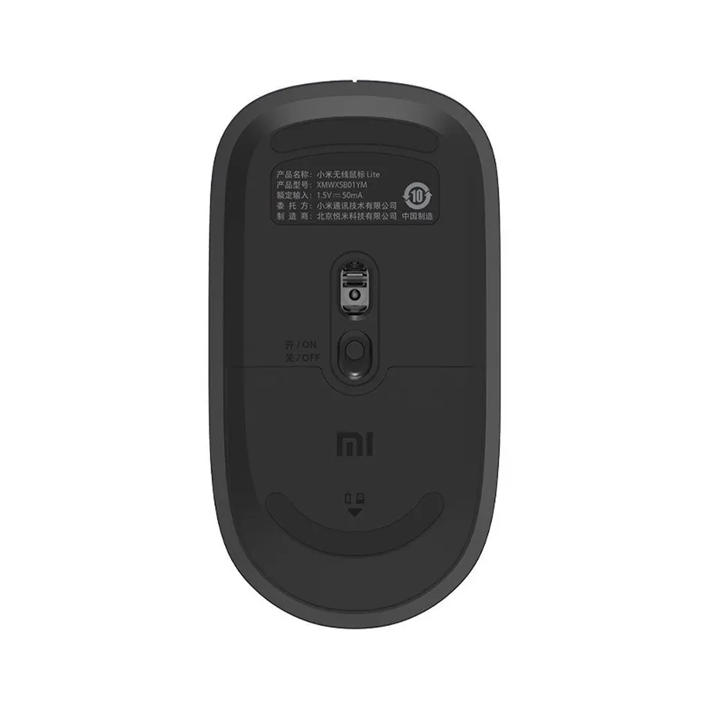 Мышь Xiaomi Mi Wireless Mouse Lite [XMWXSB01YM] Black [49334] - фото 4