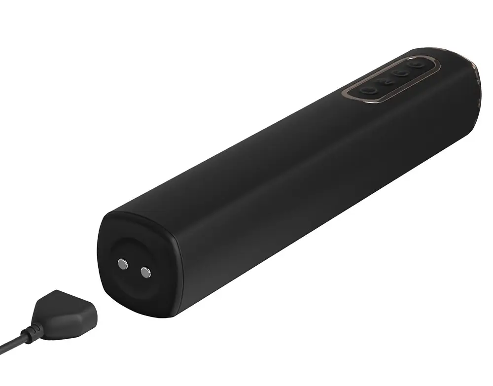 Анальна пробка Pipedream Auto-Throb Inflatable Vibrating Plug 13 см (чорний) - фото 6