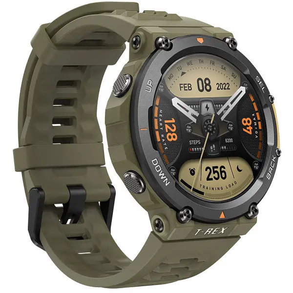 Смарт-часы Amazfit T-Rex 2 Wild Green - фото 6
