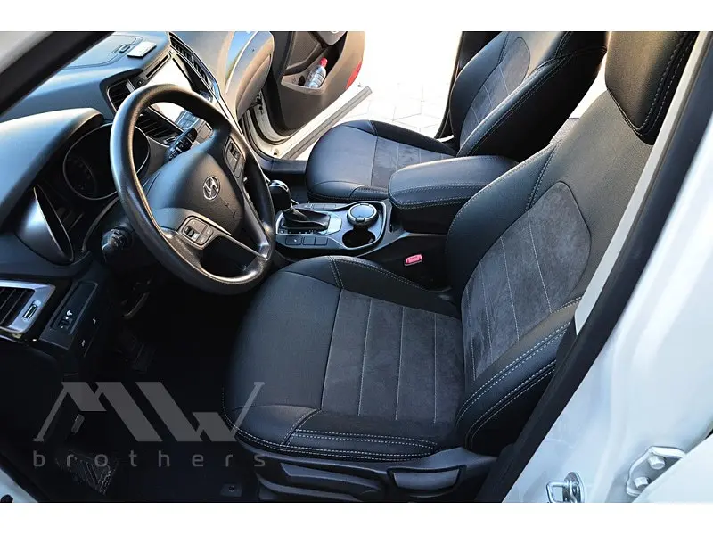 Авточохли модельні MW Brothers для Hyundai Santa Fe III c 2012 - фото 4
