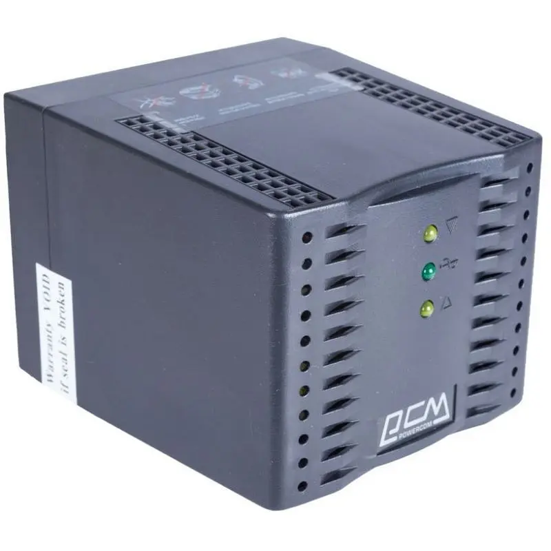 Стабілізатор напруги Powercom TCA-2000 чорний - фото 4
