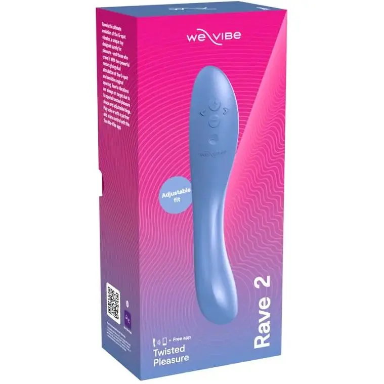Смарт-вибратор We-Vibe Rave 2 Twisted Pleasure Blue - фото 8