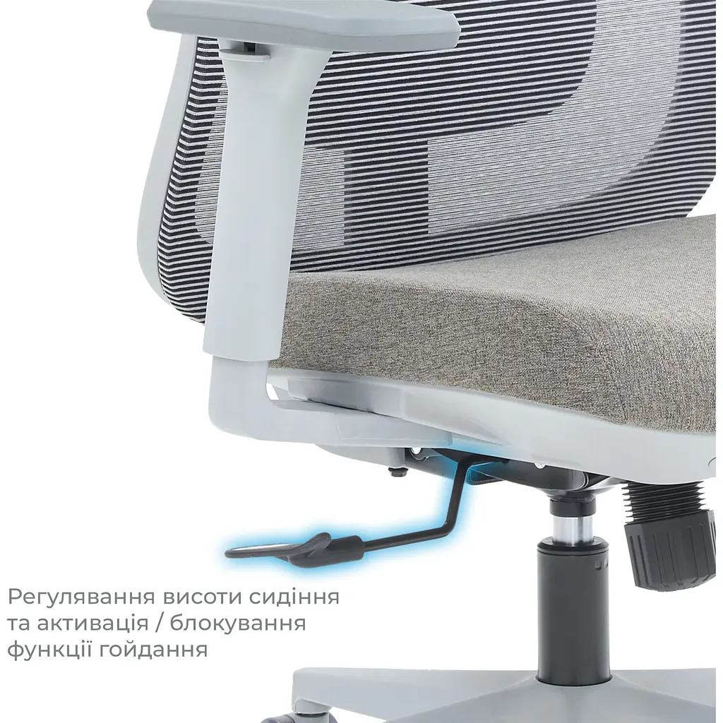 Офисное кресло OfficePro Wave OC599-G-G-G Gray [148649] - фото 13