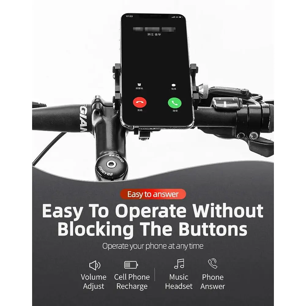 Велодержатель для телефона RockBros универсальный крепление на руль алюминиевый - фото 6