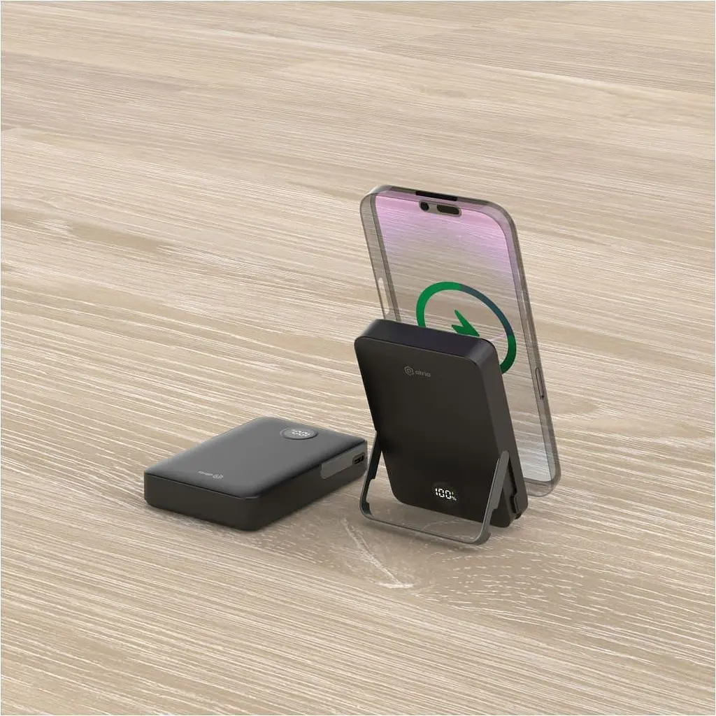 Павербанк ATRIA Black 10 000 mAh / 15 Вт (WPD-W57B) - фото 11