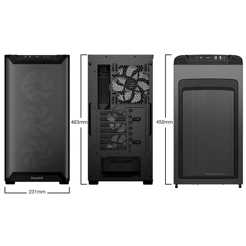 Корпус be quiet! Pure Base 501 LX Black (BGW78) - фото 8
