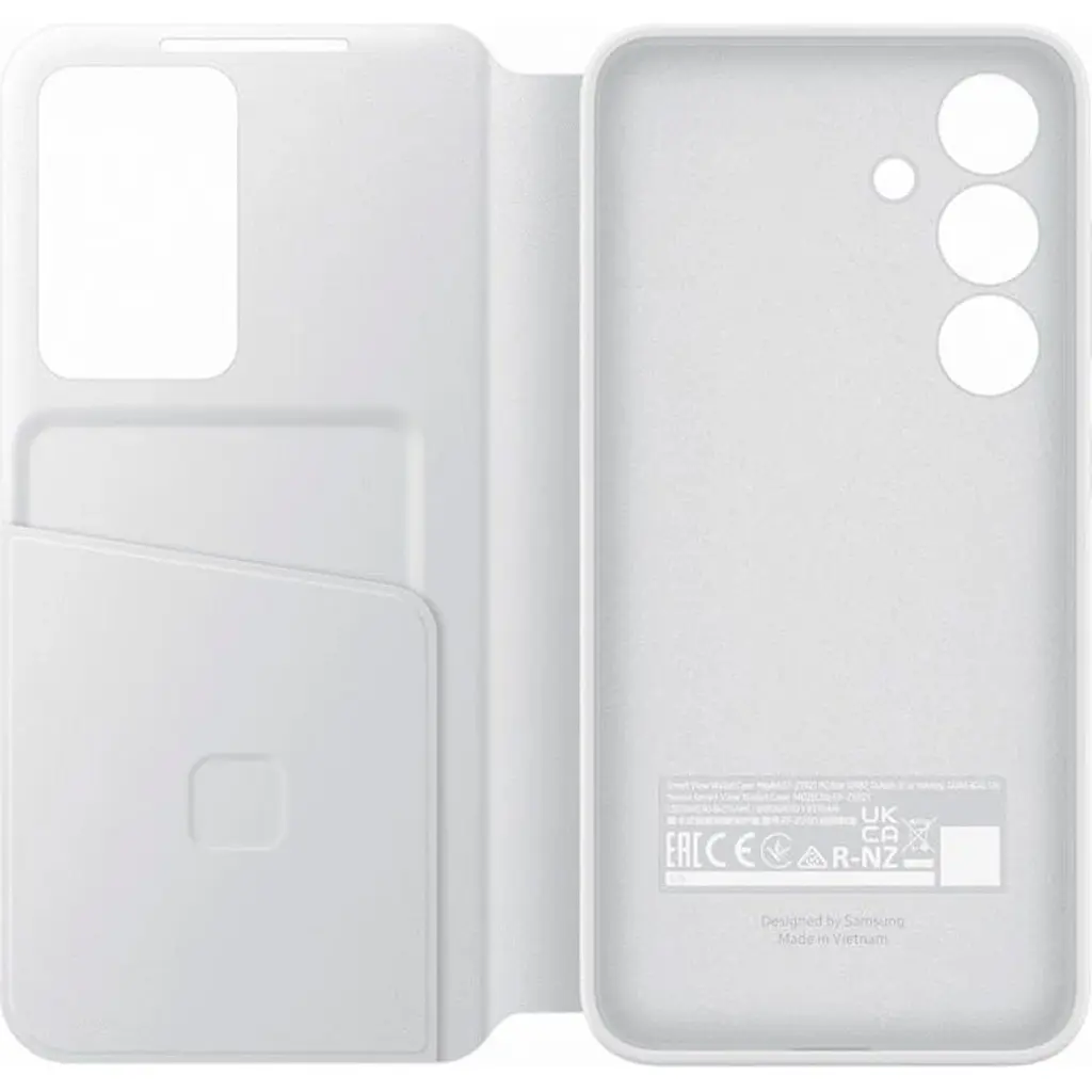 Чохол Samsung Smart View Wallet для Galaxy S24 Plus White (EF-ZS926CWEGWW) [100749] - фото 3