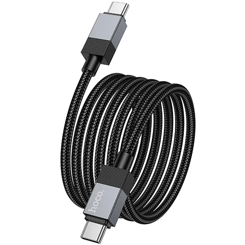 Дата кабель Hoco X110 Honorific USB to Type-C 3A 1 м Black - фото 3