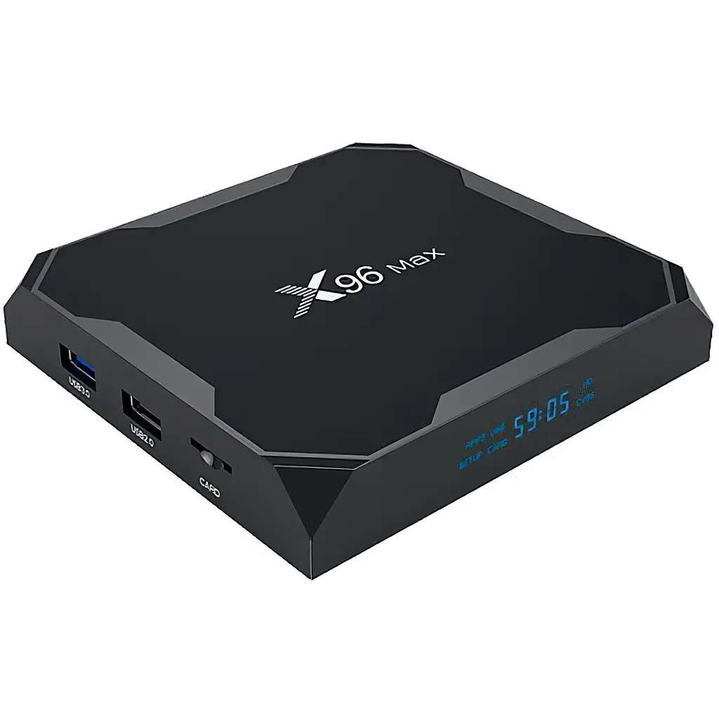 Стаціонарний медіаплеєр Vontar X96 Max Plus (смарт ТВ приставка) 4GB/64GB чорний (X96 Max Plus (4/64)_1999) - фото 1
