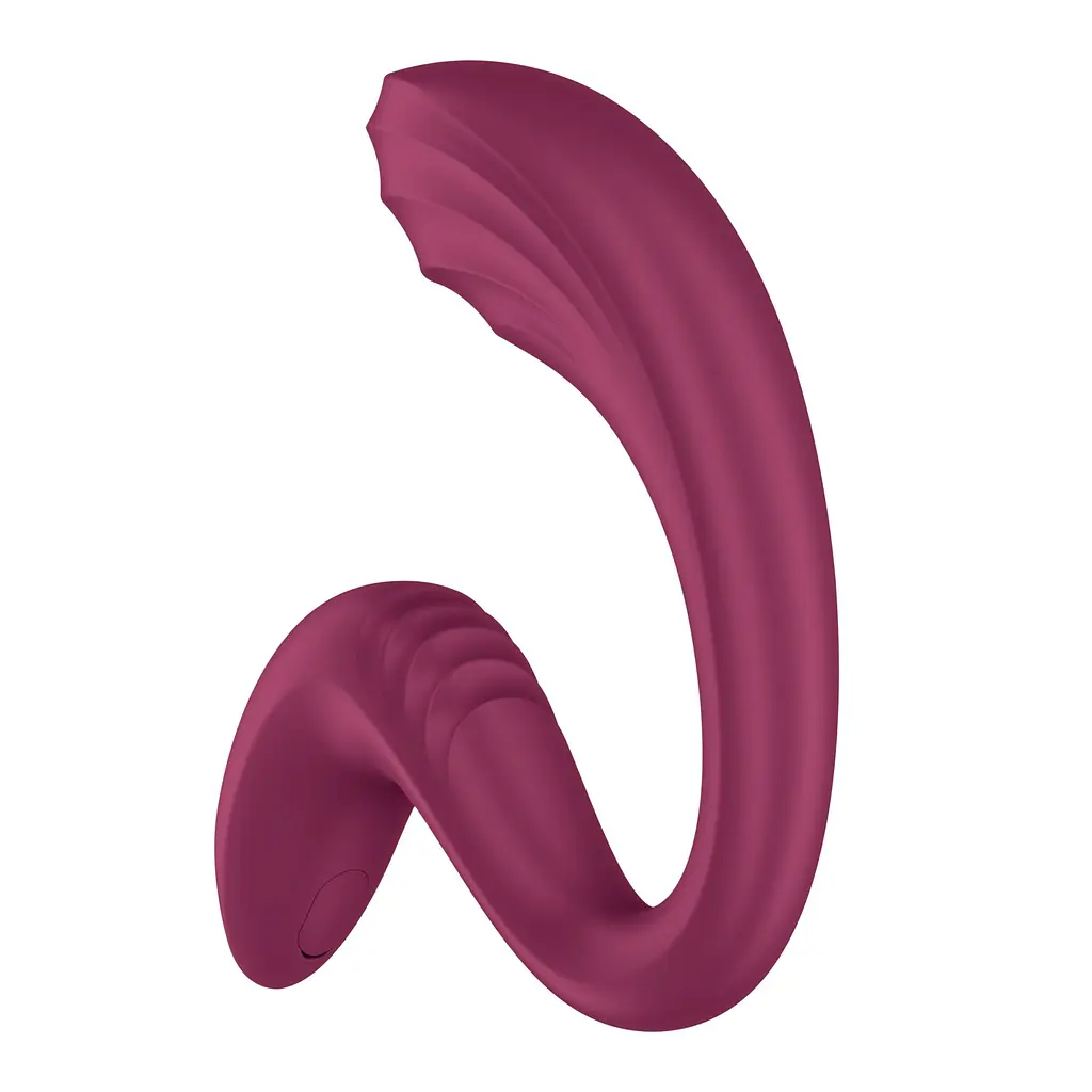Вибратор Satisfyer G for Goddess 3 Wine Red Вагинально-клиторальный - фото 6