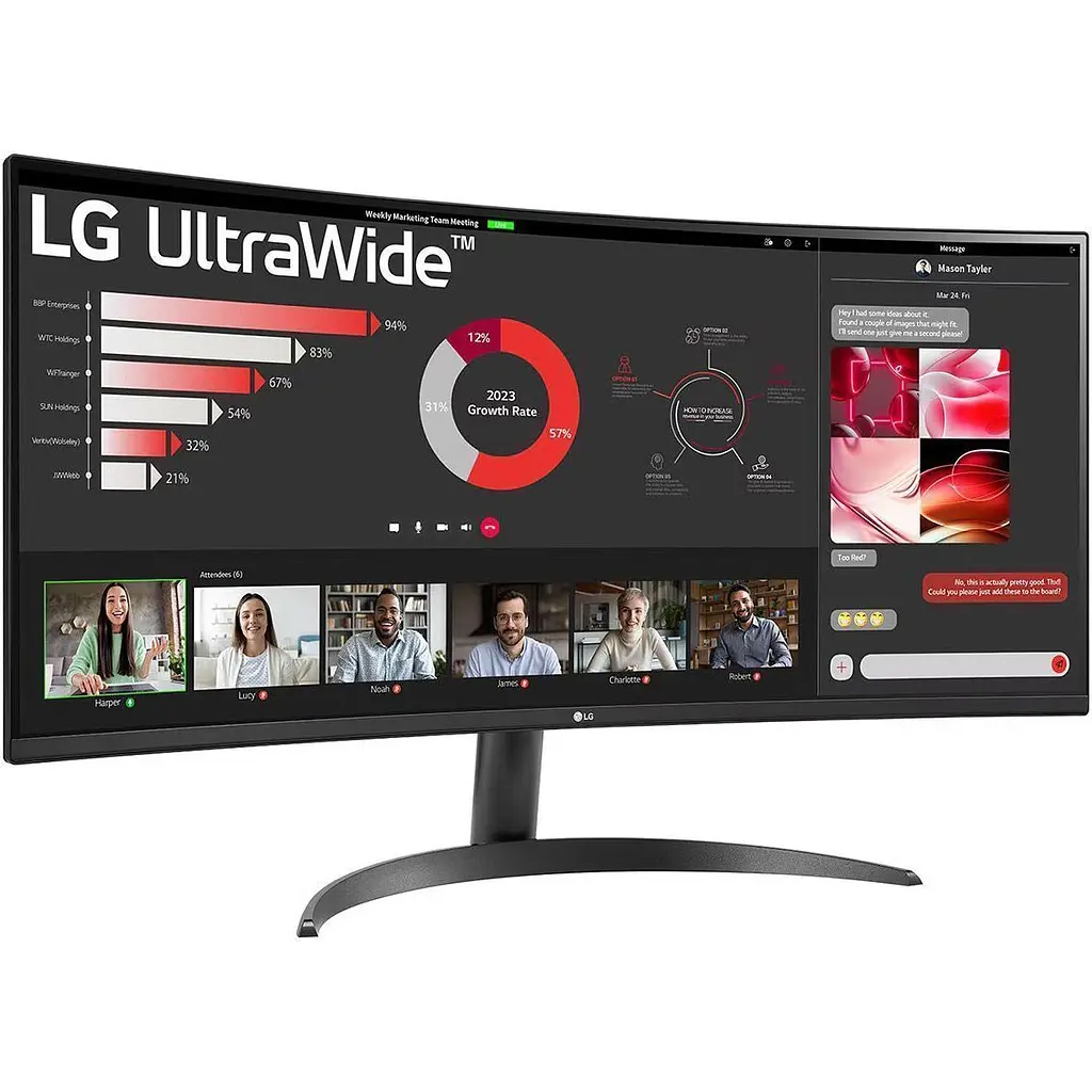 Монітор LG 34` 34WR50QK-B [159253] - фото 3