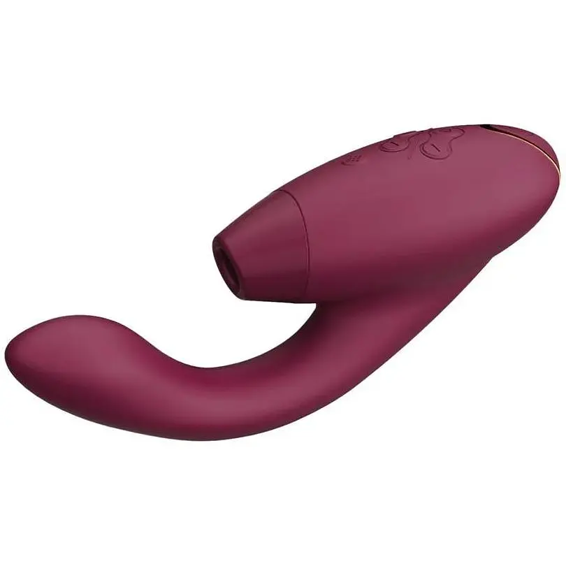 Вакуумный клиторальный стимулятор Womanizer Duo 2 Bordeaux - фото 4