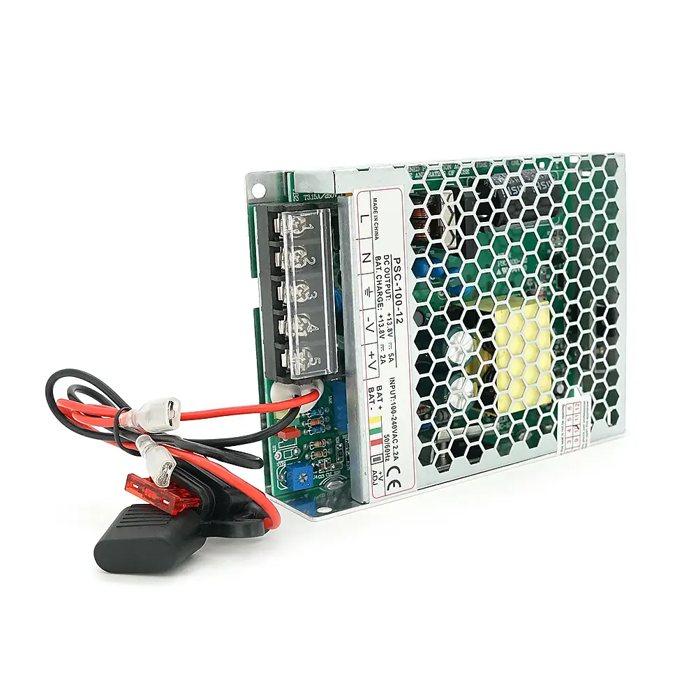 UPS без боксу CEKO PSC-100-12 під зовнішній акб, потужність 12V(100W), струм заряду акб 13.8V/2А, метал, 129×97×30 мм - фото 3