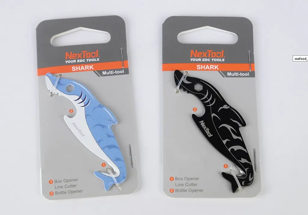Мини-мультитул NexTool EDC box cutter Shark KT5521Blue - фото 13